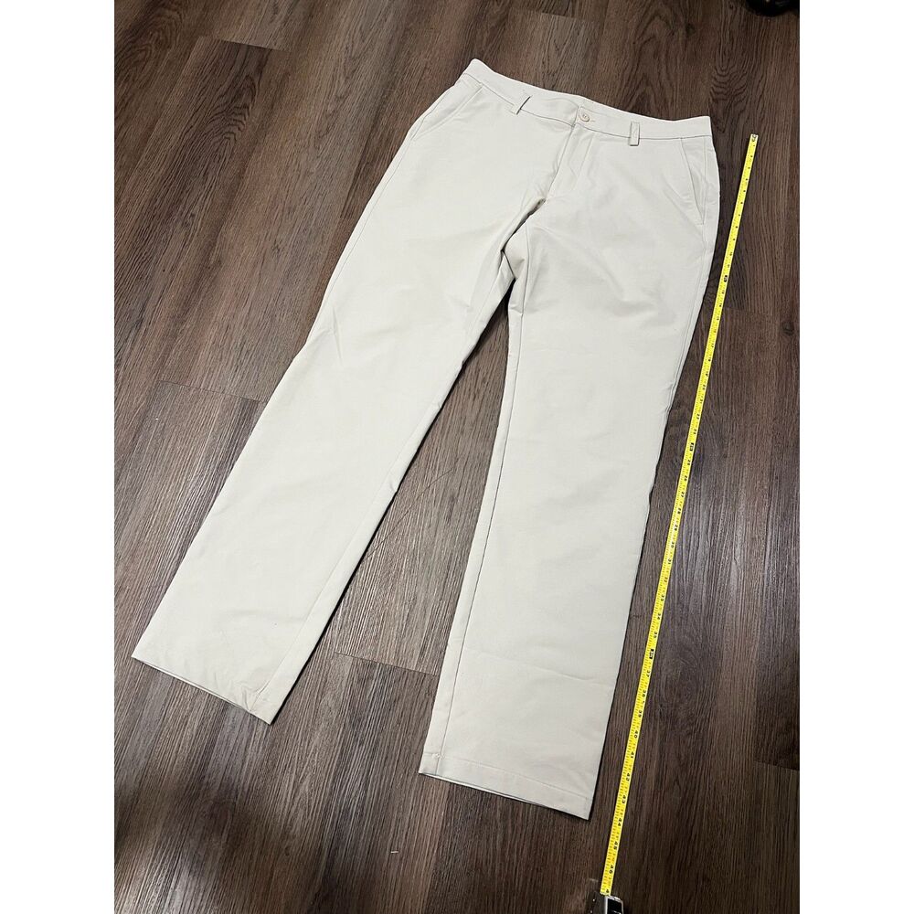 Under Armour Men's Golf Pants Beige Khaki Chino Stretch Size 36x34